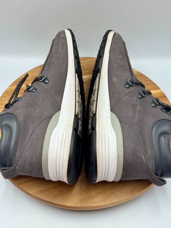 TOD\'S Clogger Style Men\'s Grey Suede Lace Up Ankle Boots Size 8.5/US Size 9.5 main image 7